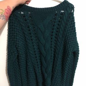 Green Knit Sweater